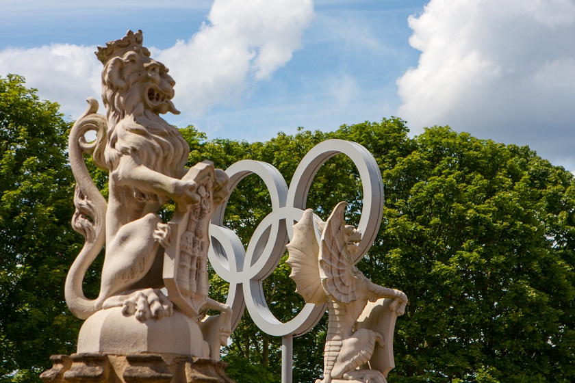 Olympiáda pred Hampton Court Palace