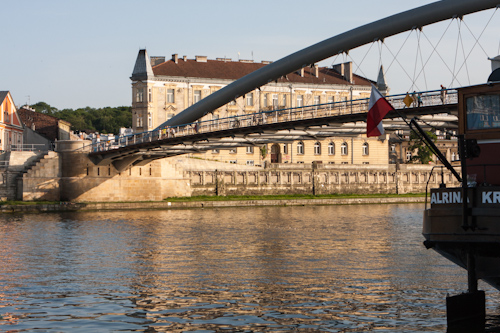 Krakov - most nad riekou Visla (Poľsko)