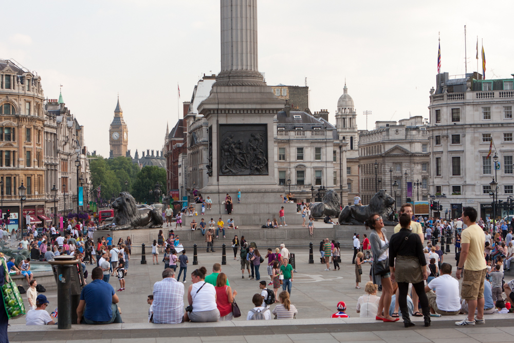 Trafalgar Square v Londýne